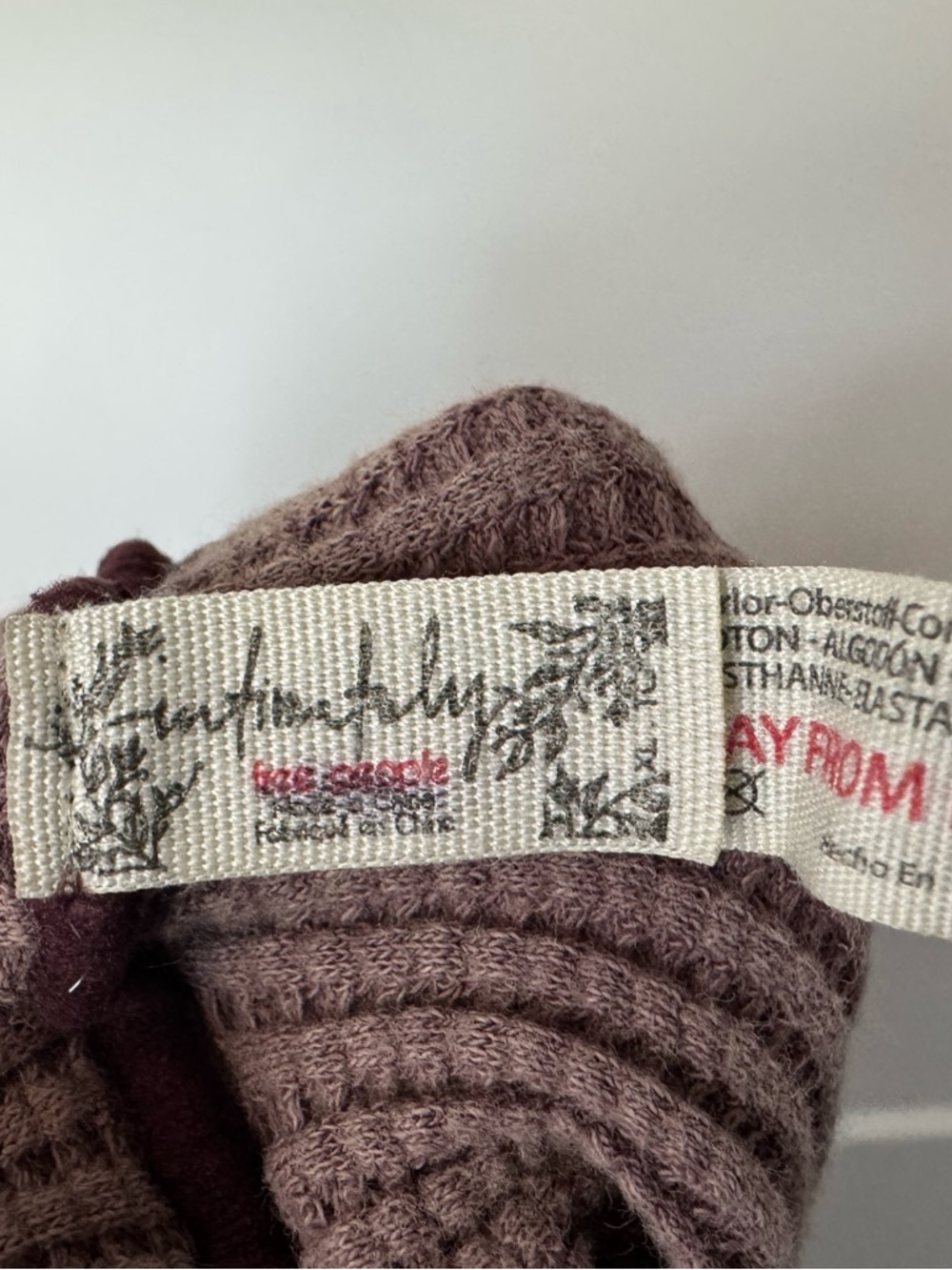 Free People Mauve-Brown Relaxed Harem Joggers - Picture 6 of 6